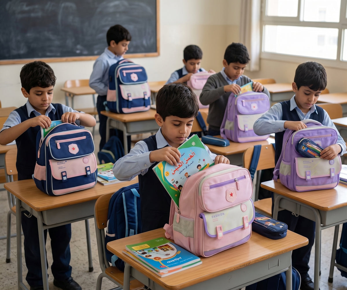 Premium Multi-Pocket Kids School Bag – Ergonomic & Waterproof